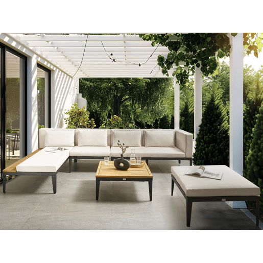 Beliani Conjunto lounge BRACCIANO