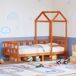 Cama infantil - Cama para niños 98x203 Cama infantil - Cama para niños 98x203 Marrón