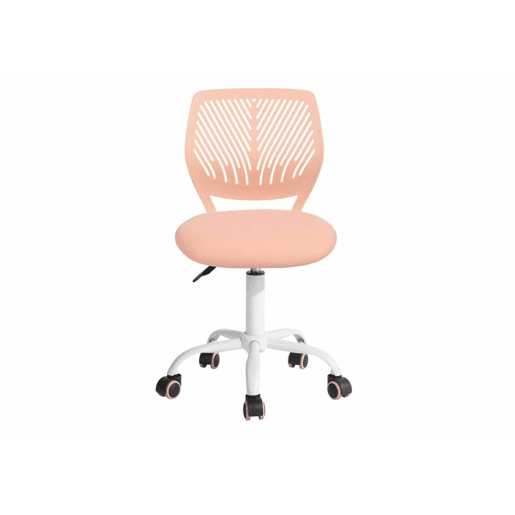 Cadeira de escritório infantil rosa com rodas Cadeira de escritório infantil rosa com rodas