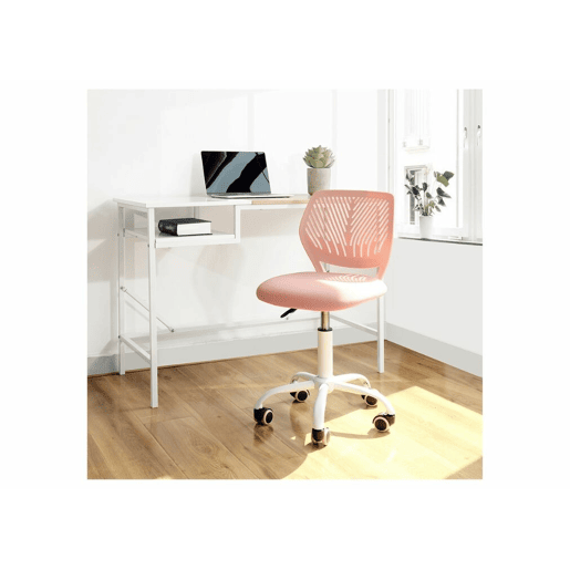 Cadeira de escritório infantil rosa com rodas Cadeira de escritório infantil rosa com rodas