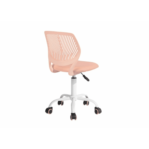 Cadeira de escritório infantil rosa com rodas Cadeira de escritório infantil rosa com rodas