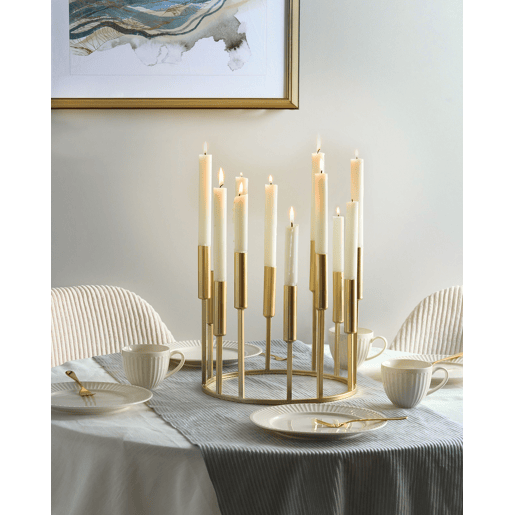 Candelabro TRAFARIA Metal 26 cm Dourado