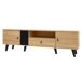 Mueble de TV industrial con diseño de madera Mueble de TV industrial con diseño de madera Roble Artisan