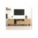 Mueble de TV industrial con diseño de madera Mueble de TV industrial con diseño de madera Roble Artisan
