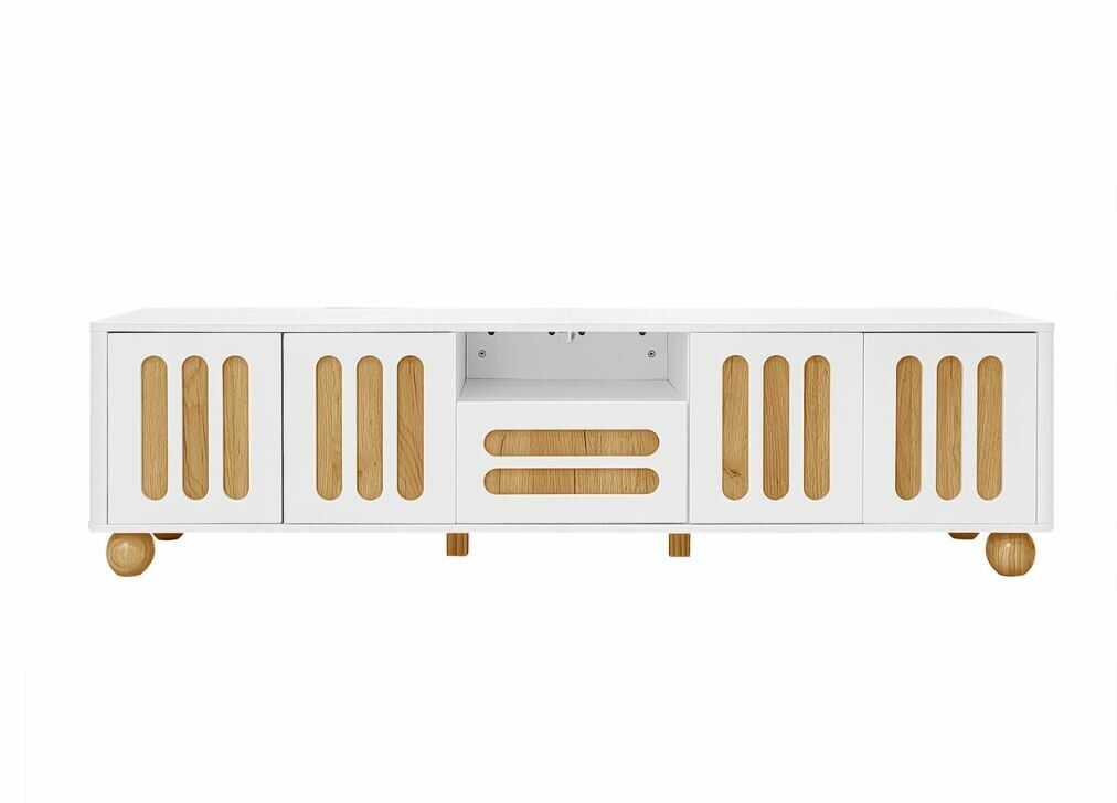 Mueble de TV efecto madera con