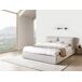 Beliani Cama con almacenaje Poliéster BAJONNA 204x235 Beliani Cama con almacenaje Poliéster BAJONNA 204x235 Beige