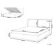 Beliani Cama con almacenaje Poliéster BAJONNA 204x235 Beliani Cama con almacenaje Poliéster BAJONNA 204x235 Beige