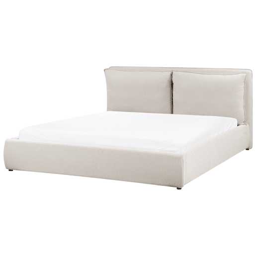 Cama baú Tecido BAJONNA 180 x 200 cm Creme
