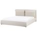 Beliani Cama con almacenaje Poliéster BAJONNA 204x235 Beliani Cama con almacenaje Poliéster BAJONNA 204x235 Beige