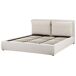 Beliani Cama con almacenaje Poliéster BAJONNA 204x235 Beliani Cama con almacenaje Poliéster BAJONNA 204x235 Beige