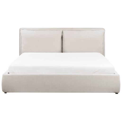 Cama baú Tecido BAJONNA 180 x 200 cm Creme