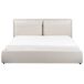 Beliani Cama con almacenaje Poliéster BAJONNA 204x235 Beliani Cama con almacenaje Poliéster BAJONNA 204x235 Beige