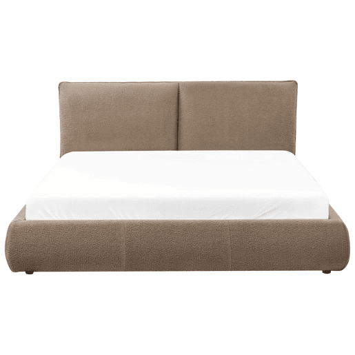 Beliani Cama de água Bouclé VINAY