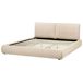 Beliani Cama Bouclé VINAY 196x233 Beliani Cama Bouclé VINAY 196x233 Beige