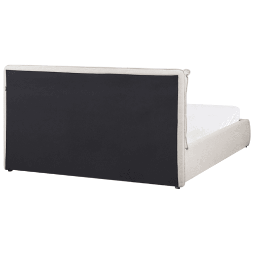Cama baú Tecido BAJONNA 160 x 200 cm Creme