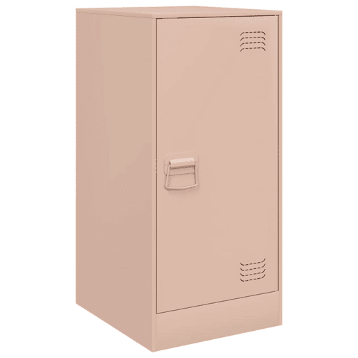 vidaXL Aparador 34,5x39x73 cm aço rosa