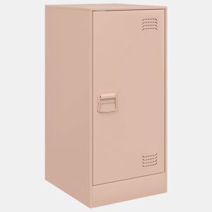 vidaXL Aparador 34,5x39x73 cm aço rosa