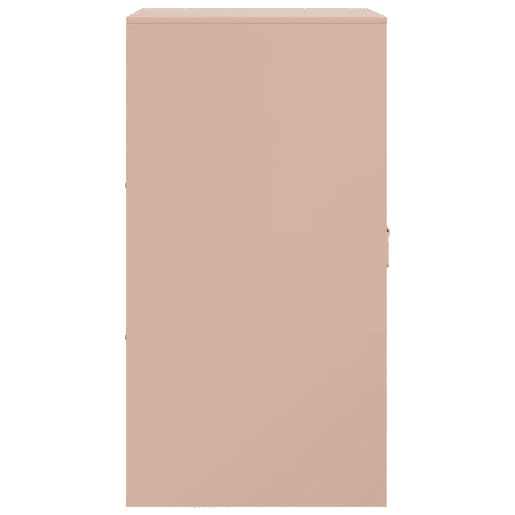 vidaXL Aparador 34,5x39x73 cm aço rosa