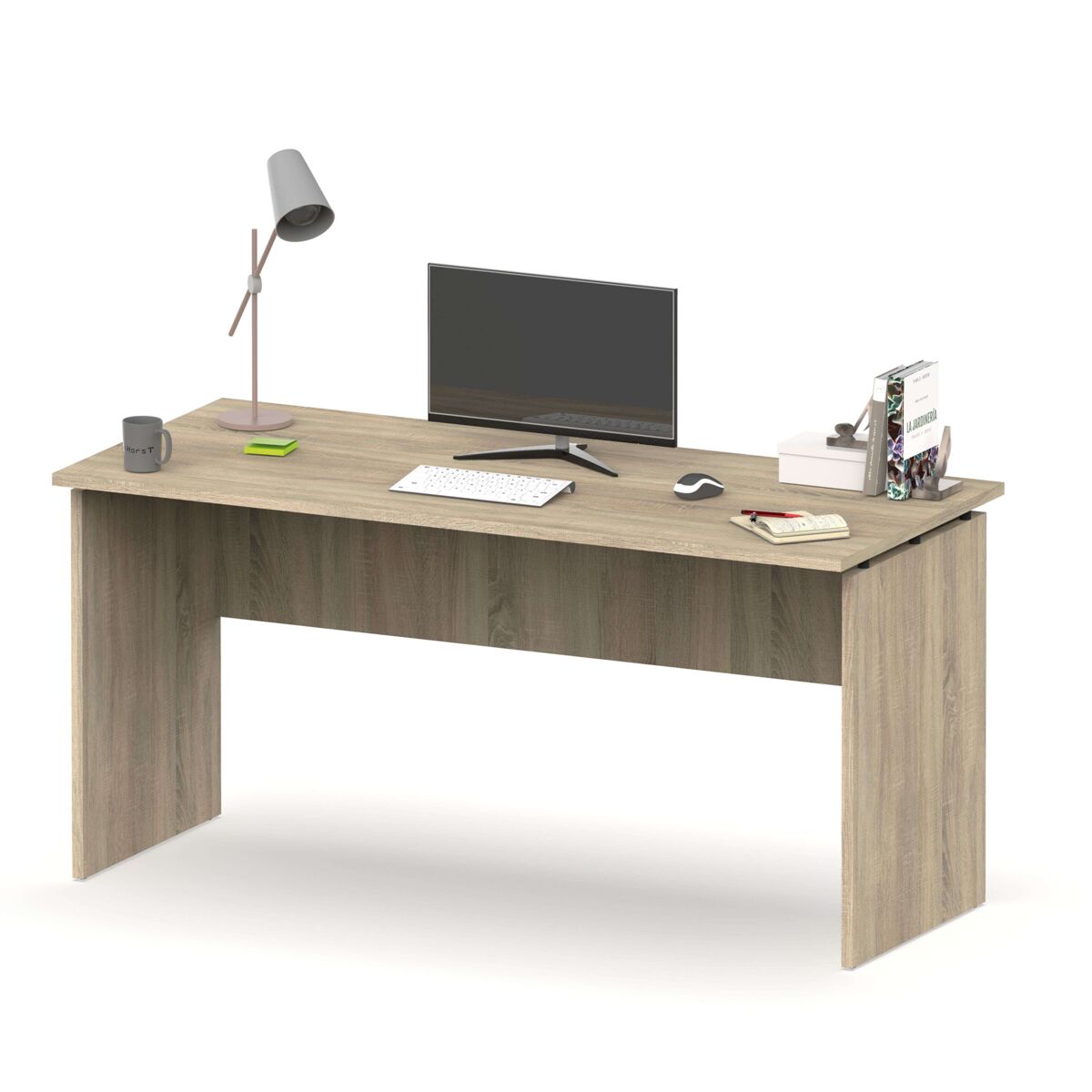 Pack oficina scaled estilo moderno color roble cambrian