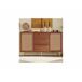 Cómoda efecto madera con 2 puertas y 3 cajones de ratán Cómoda efecto madera con 2 puertas y 3 cajones de ratán Marrón