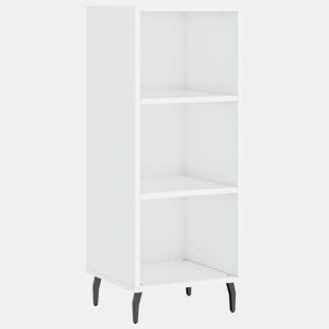 vidaXL Aparador 34,5x32,5x90 cm derivados de madeira branco brilhante
