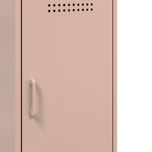 vidaXL Aparador 36x39x79 cm aço rosa