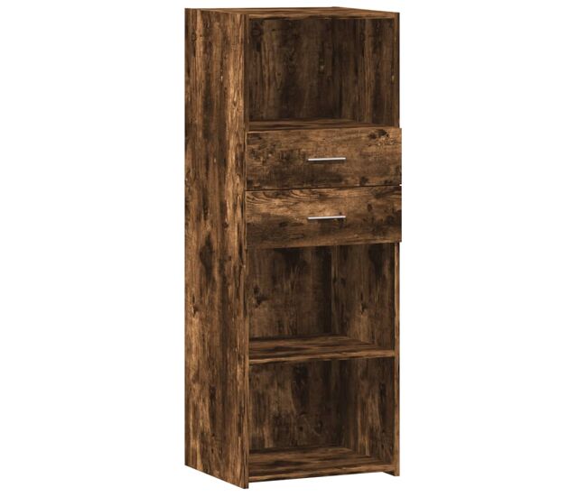 Vidaxl aparador alto madera de ingeniería roble ahumado 45x42,5x124 cm