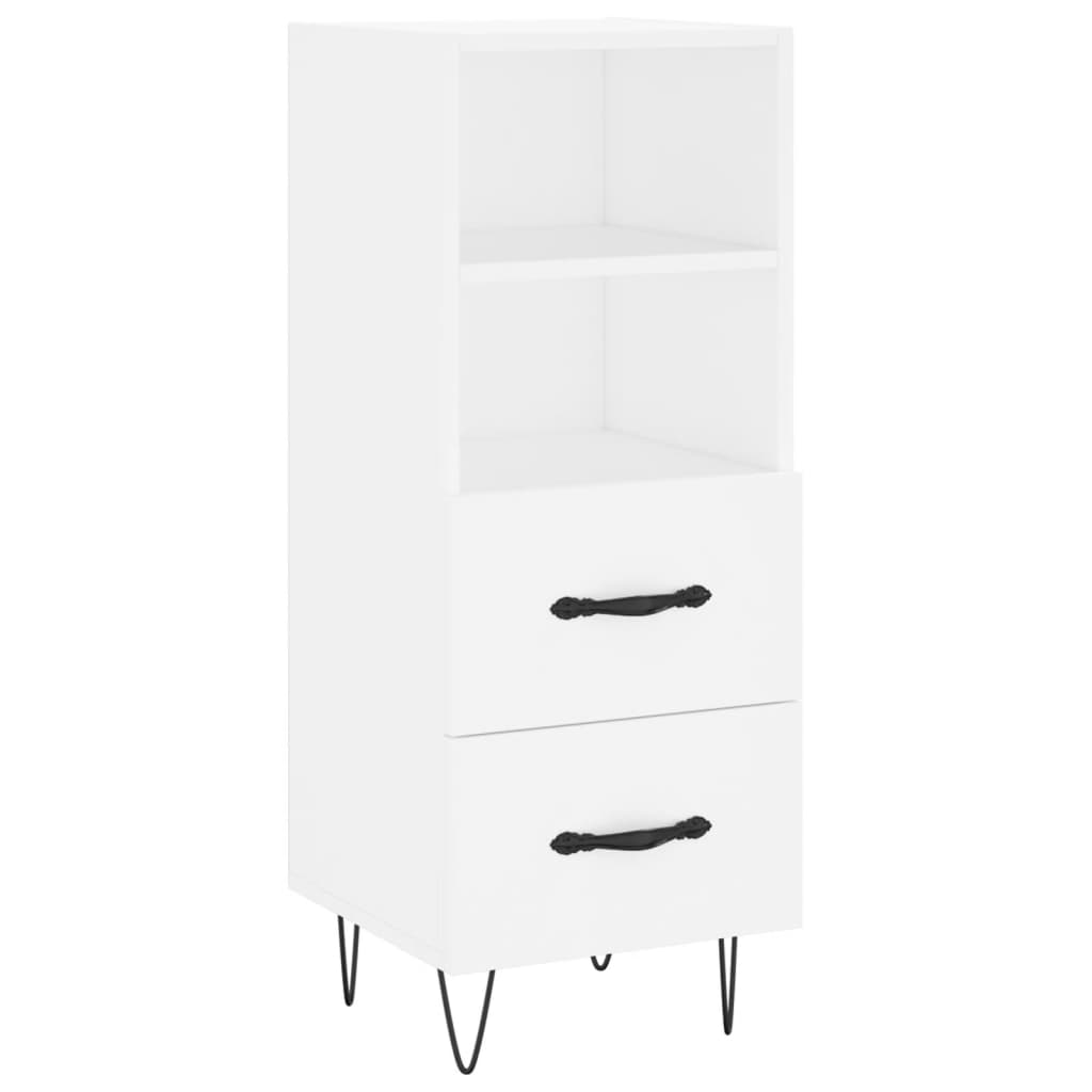 Vidaxl aparador madera de ingeniería blanco 34,5x34x90 cm