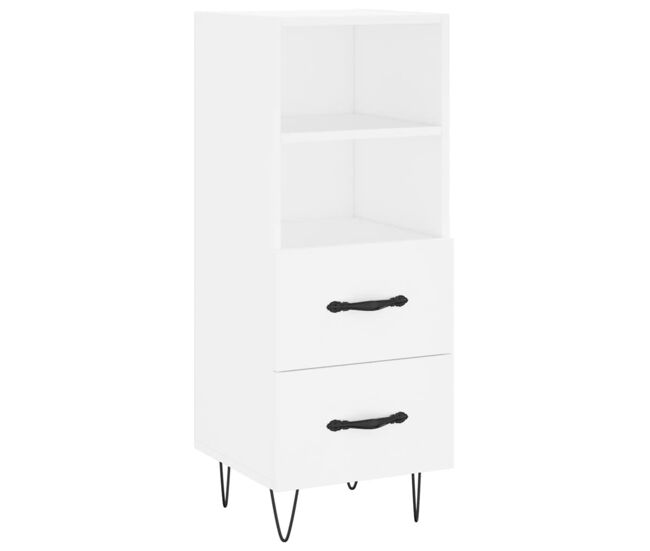 Vidaxl aparador madera de ingeniería blanco 34,5x34x90 cm