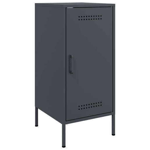 vidaXL Aparador 36x39x79 cm aço antracite