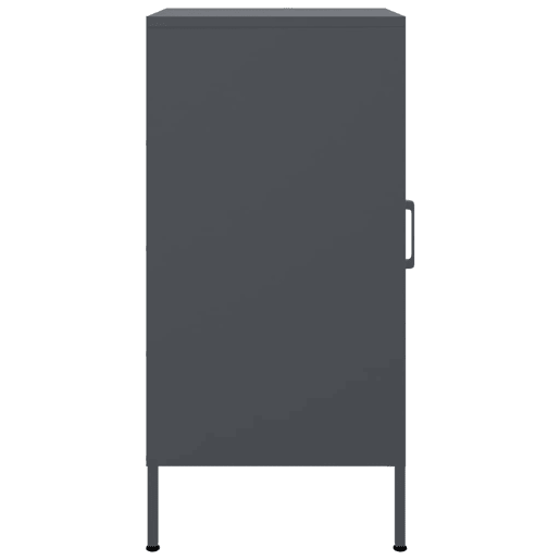 vidaXL Aparador 36x39x79 cm aço antracite