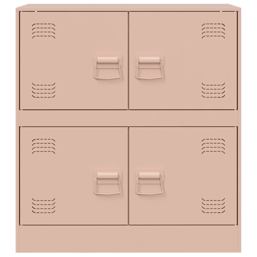vidaXL Aparador 67x39x73 cm aço rosa vidaXL Aparador 67x39x73 cm aço rosa