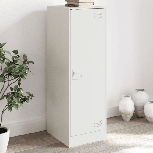 vidaXL Aparador 34,5x39x107 cm aço branco