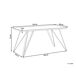 Beliani Mesa de comedor MOLDEN 150x80 Beliani Mesa de comedor MOLDEN 150x80 Blanco
