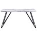 Beliani Mesa de comedor MOLDEN 150x80 Beliani Mesa de comedor MOLDEN 150x80 Blanco