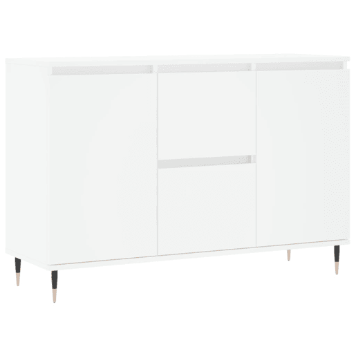 vidaXL Aparador 101,5x35x70 cm derivados de madeira branco