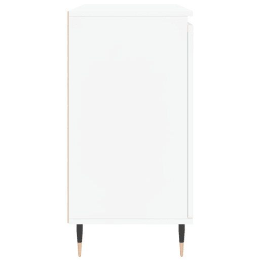 vidaXL Aparador 101,5x35x70 cm derivados de madeira branco