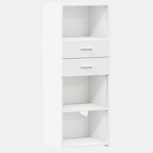 vidaXL Armário alto 45x42,5x124 cm derivados de madeira branco