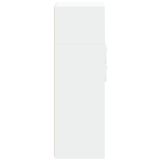 vidaXL Armário alto 45x42,5x124 cm derivados de madeira branco