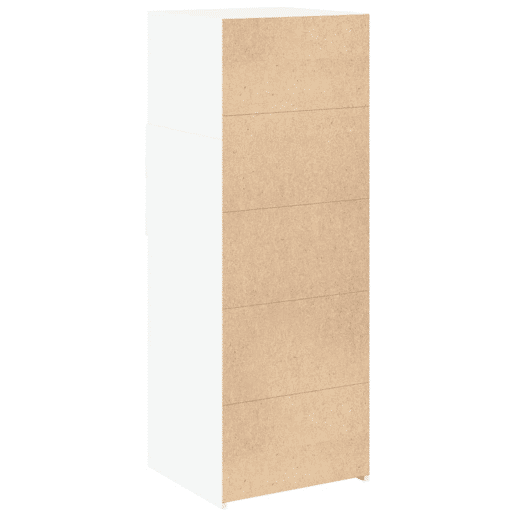 vidaXL Armário alto 45x42,5x124 cm derivados de madeira branco