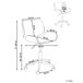 Beliani Silla de oficina TOTOWA Beliani Silla de oficina TOTOWA Blanco