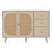 Aparador efecto madera clara con puertas y cajones Aparador efecto madera clara con puertas y cajones Beige