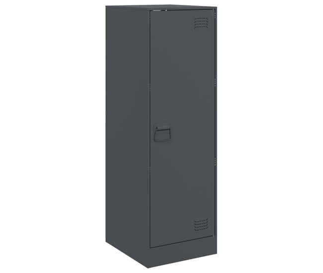 Vidaxl aparador de acero gris antracita 34,5x39x107 cm