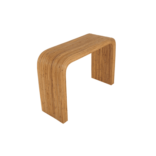 Consola em rotim natural, 110cm, Baya, Natural, 110x35x75 cm