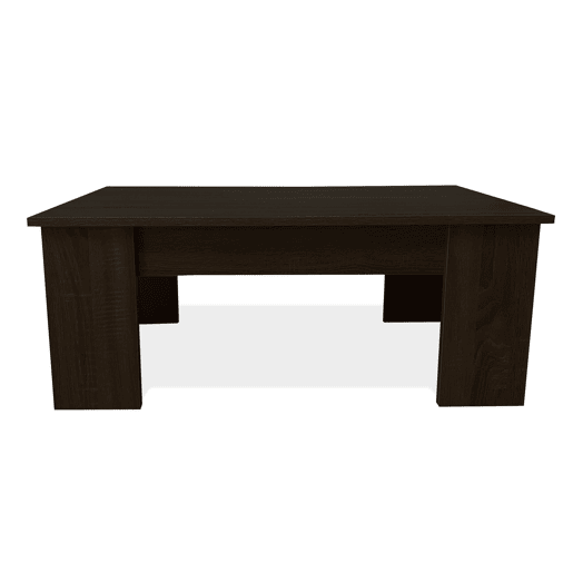 Mesa de Centro Elevatória Nyana Home Wengue Resistente Fácil de Limpar Design Moderno