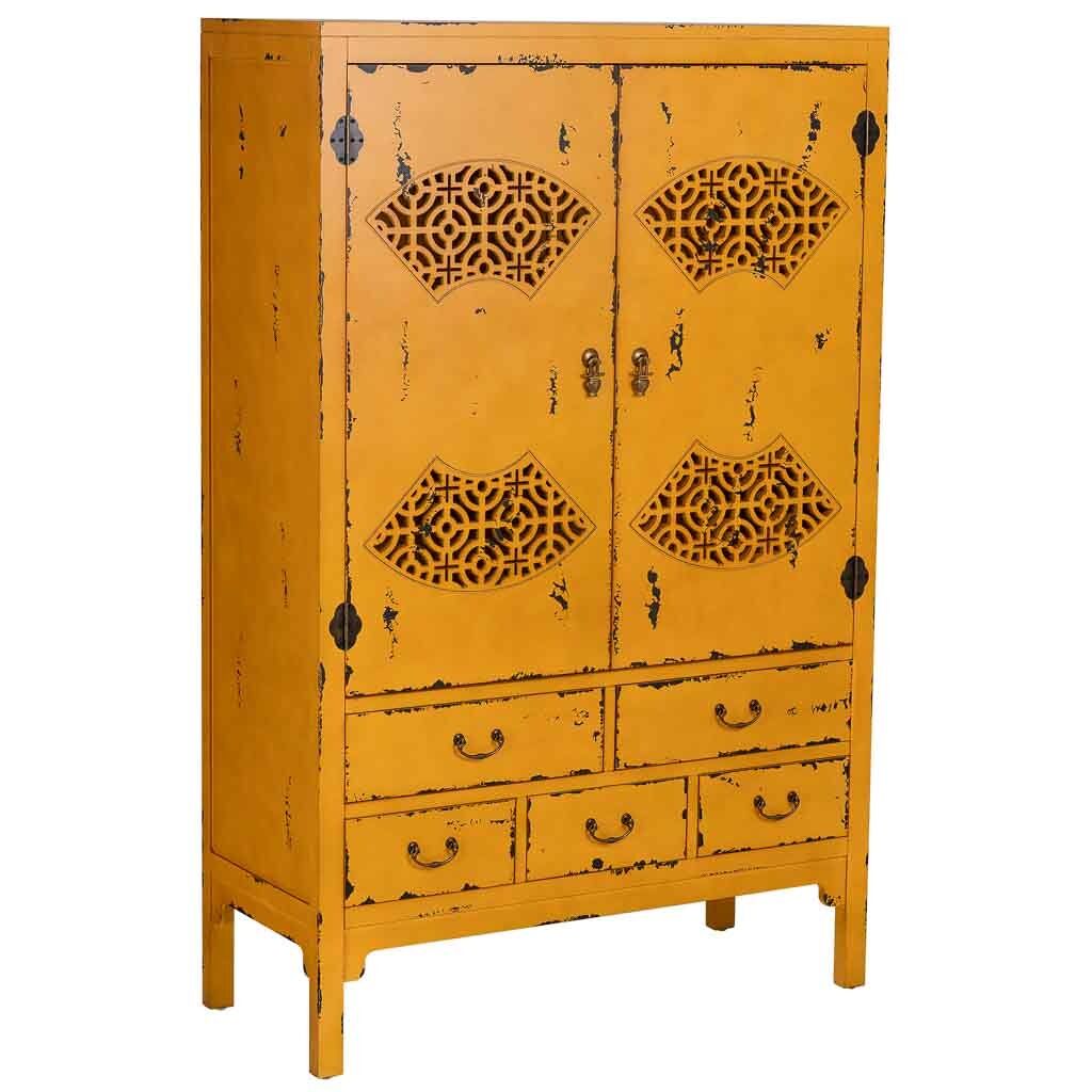 Armario de madera envejecido