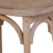Banqueta de madera con asiento de ratán Banqueta de madera con asiento de ratán Marron