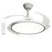Ventilador de Techo LED Lámpara SLIM Ventilador con Motor DC Eye-Confort Ventilador de Techo LED Lámpara SLIM Ventilador con Motor DC Eye-Confort Blanco