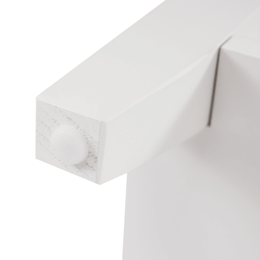 Móvel de casa de banho com lavatório em cerâmica - com arrumação - Branco (torneira não incluída)