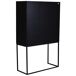 Armario de 2 puertas de madera y metal Armario de 2 puertas de madera y metal Marrón